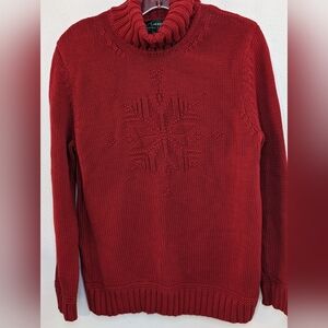 Lauren Ralph Lauren Snowflake Sweater size L